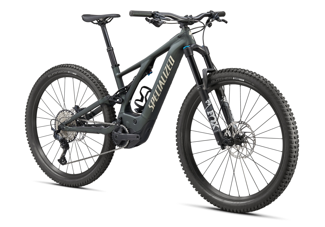 TURBO LEVO - лучшее из возможного! Specialized Turbo Levo Comp 2021 Oak Green Metallic / Black / Gloss White mtns Артикул 95221-5503, 95221-5502, 95221-5504