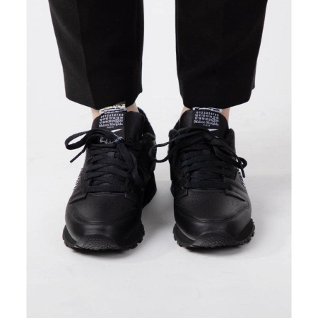 Кроссовки Кроссовки Reebok Maison Margiela Project 0 Classic Leather Memory Of black/ftwr white/black Артикул GW501413, GW50145, GW501410, GW50145.5, GW50149.5, GW50148, GW501411, GW50146.5, GW50149, GW50148.5, GW501410.5, GW50147.5, GW50147, GW50146