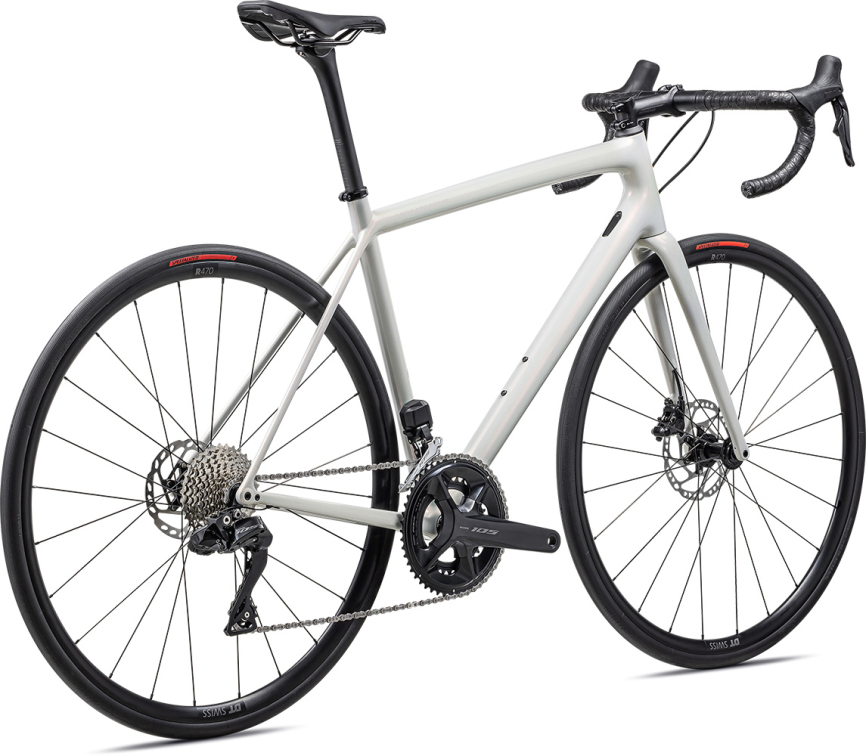 Шоссейные велосипеды Specialized Aethos Comp 2023 Gloss 100% Red Ghost Pearl Over Dune White/Dune White Артикул 97223-5458, 97223-5452, 97223-5461, 97223-5456, 97223-5454, 97223-5449