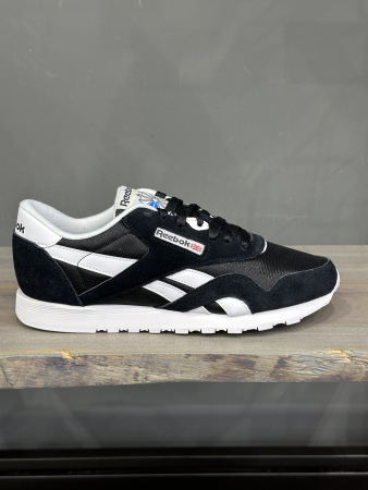 Кроссовки Кроссовки женские Reebok Classic Nylon black/black/white Артикул FV450611, FV45068.5, FV45069.5, FV450610.5, FV450610, FV45066, FV45067.5, FV45065, FV45065.5, FV45067, FV45069, FV45068, FV45066.5