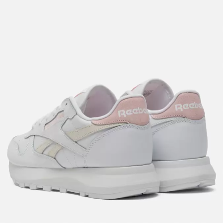 Кроссовки Кроссовки женские Reebok Classic Leather SP ftwr white/ftwr white/porcelain pink Артикул GX86899, GX86896, GX86895, GX86895.5, GX86898, GX86898.5, GX86896.5, GX86897.5, GX86897