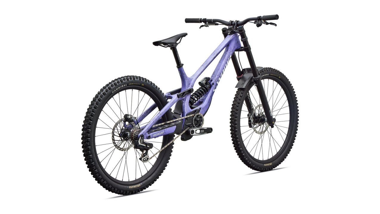 S-WORKS горные велосипеды Specialized S-Works Demo Race 2027 Satin / Powder Indigo Tint / Black Tint Carbon / White Артикул 94527-0002, 94527-0004, 94527-0003