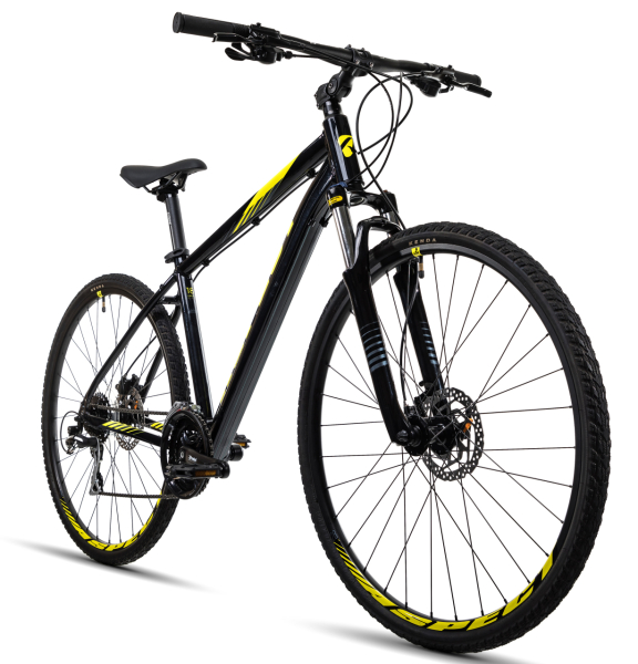 Городские велосипеды Aspect Edge 2022 черный-желтый Артикул 9980070774012, 9980070774029