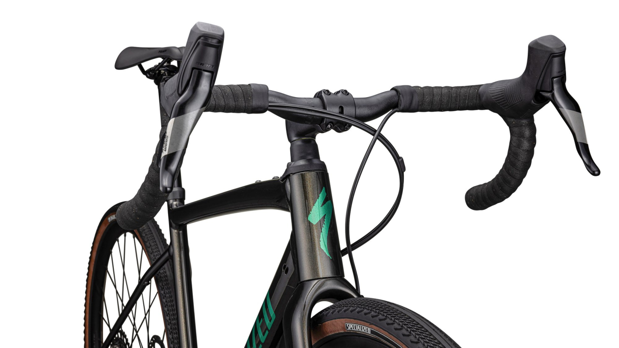Гравийные велосипеды, комфорт плюс Specialized Diverge Comp E5 2025 Gloss Metallic Obsidian/ Metallic Pine Green Артикул 95425-5152, 95425-5154, 95425-5156, 95425-5149, 95425-5158, 95425-5161
