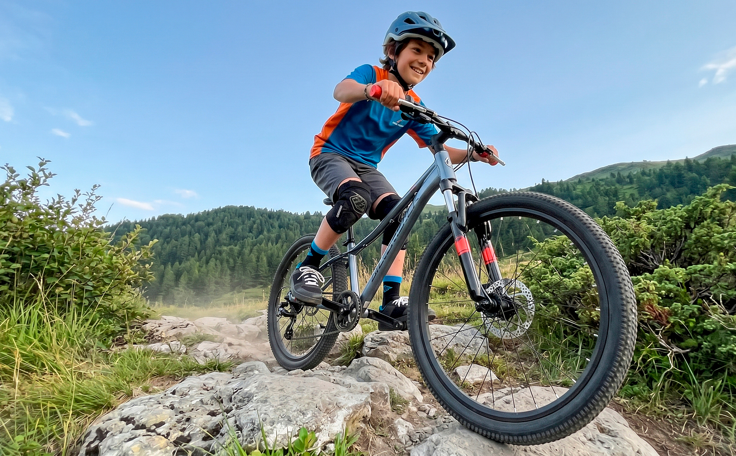 Silverback Spyke 24 D 1 Boy 2026 Matt Xenon Grey/Matt Orange