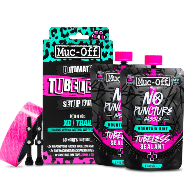 набор для бескамерных покрышек muc-off 20085 ultimate tubeless setup kit (xc/