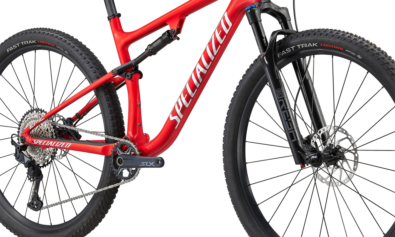 Купить Specialized Epic Comp 2021 Gloss Flo Red w/Red Ghost Pearl/Metallic White Silver BR Артикул 97620-5405, 97620-5404, 97620-5402, 97620-5403, 97620-5401