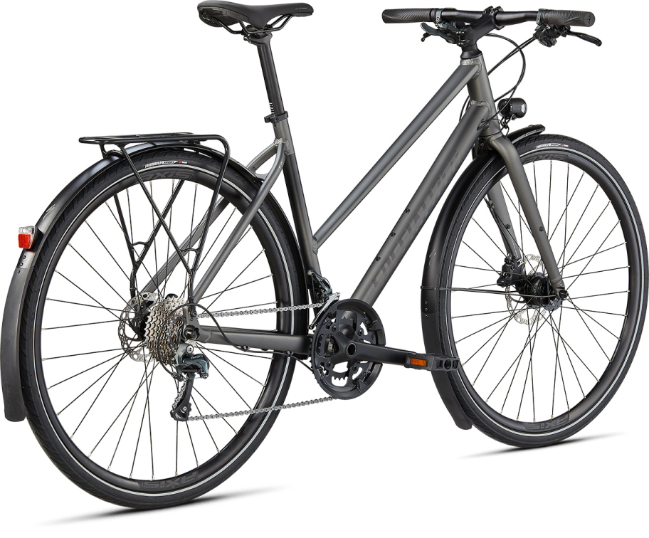 Городские велосипеды Specialized Sirrus 3.0 Step-Through EQ 2022 Satin Smoke / Black Reflective Артикул 90921-7302, 90921-7301, 90921-7303
