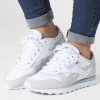 Кроссовки Кроссовки женские Reebok Classic Leather ftwr white/seaside grey/cold grey 1 Артикул GW38018.5, GW38015.5, GW38018, GW38017, GW38016.5, GW38019.5, GW380110, GW38016, GW38019, GW380111, GW38017.5, GW380110.5
