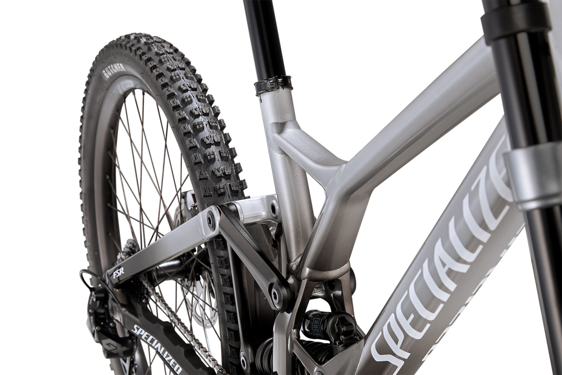 Купить Specialized Demo Expert 2022 Gloss Silver Dust/Charcoal Tint Gravity Fade/White W/ Red Ghost Pea Артикул 94522-3004, 94522-3002, 94522-3003