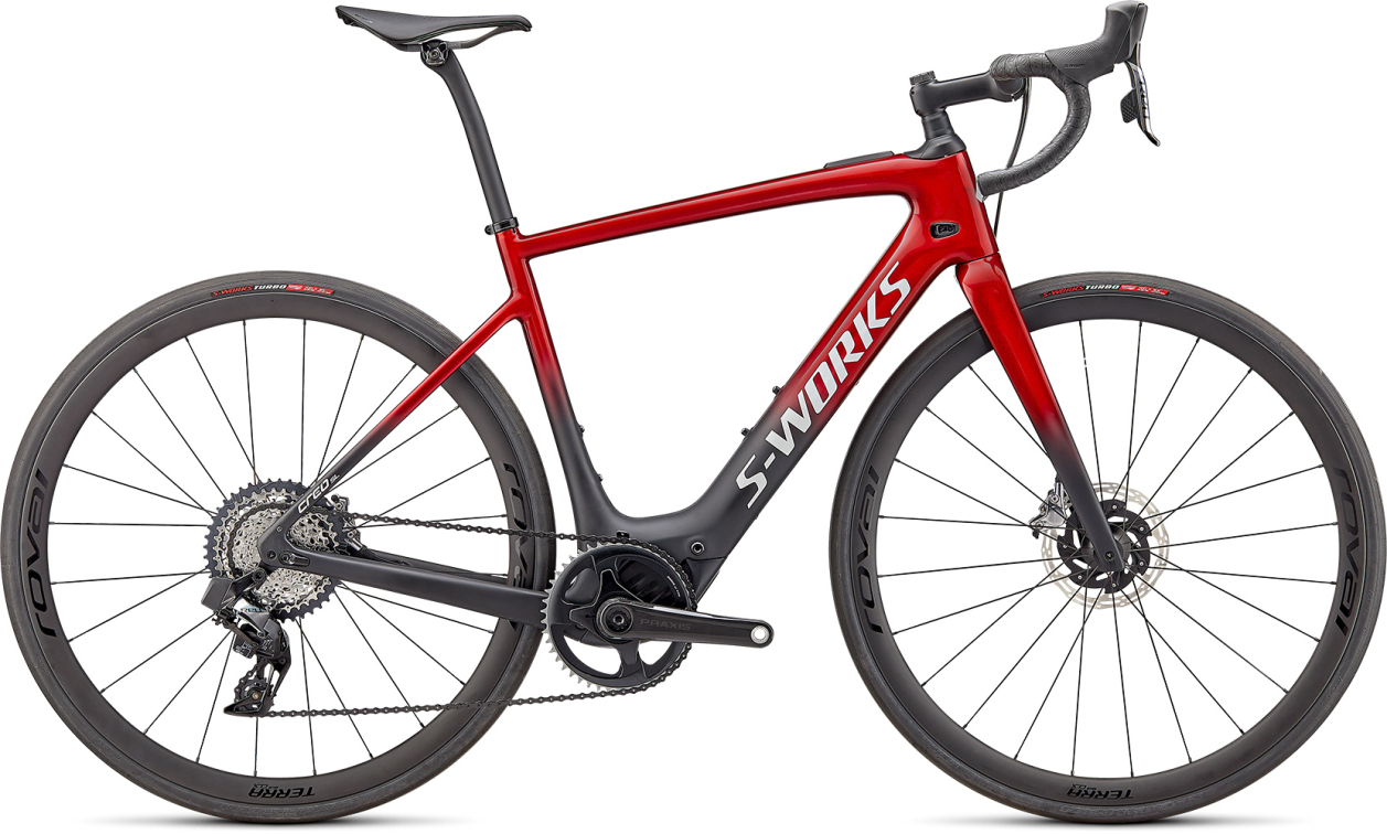 TURBO CREO - теперь 200 км реально! Specialized S-Works Turbo Creo SL Carbon 2022 Red Tint/Spectraflair/Silver/Black/Chrome Артикул 98122-0001, 98122-0002, 98122-0006, 98122-0005, 98122-0004, 98122-0003