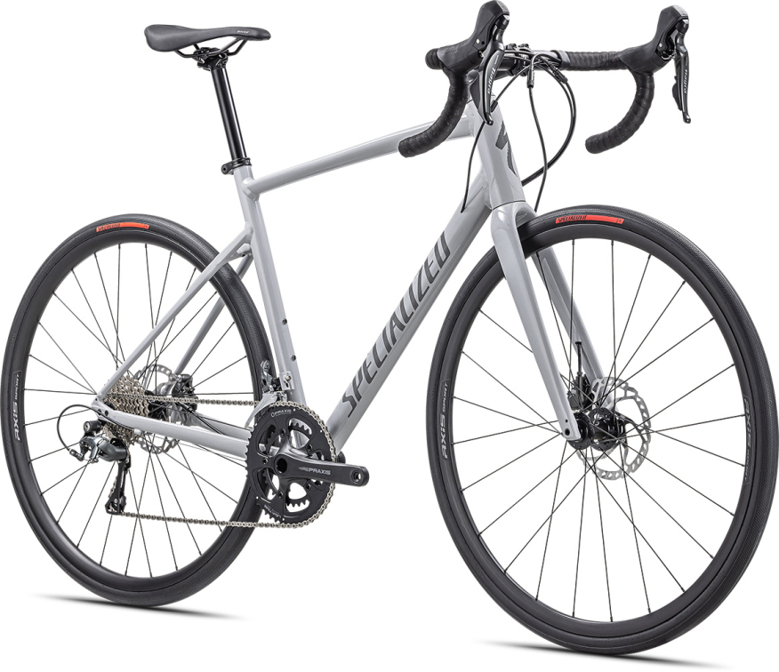 Шоссейные велосипеды Specialized Allez E5 Disc Sport 2023 Gloss Dove Grey/Cool Grey/Chameleon Lapis Артикул 90022-6044, 90022-6054, 90022-6049, 90022-6052, 90022-6056, 90022-6058, 90022-6061