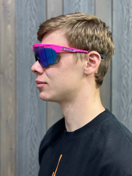 Очки Очки спортивные Scicon AeroShade Kunken оправа Pink Fluo линза SCNPP Multimirror Blue + Pink Артикул 