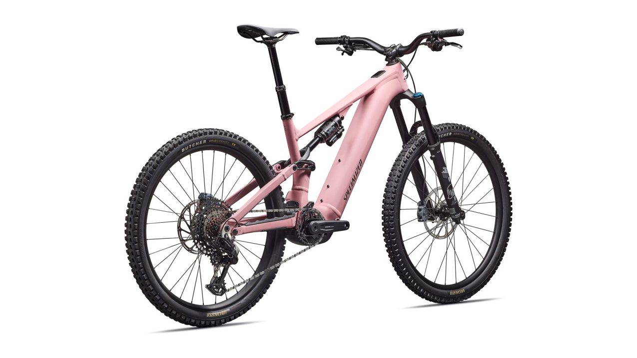 TURBO LEVO - лучшее из возможного! Specialized Turbo Levo 4 Comp Alloy SRAM Eagle 90 T-Type 2026 Satin Dusky Pink / Cypress Metallic Артикул 95226-5403, 95226-5401, 95226-5404, 95226-5402, 95226-5406, 95226-5405