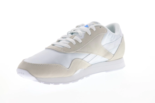 Кроссовки Кроссовки Reebok Classic Nylon white/white/light grey Артикул FV15936, FV15935, FV159313, FV15939.5, FV159310, FV15937, FV15939, FV159311.5, FV159312.5, FV159314, FV159310.5, FV159311, FV15938.5, FV15937.5, FV159312, FV15938