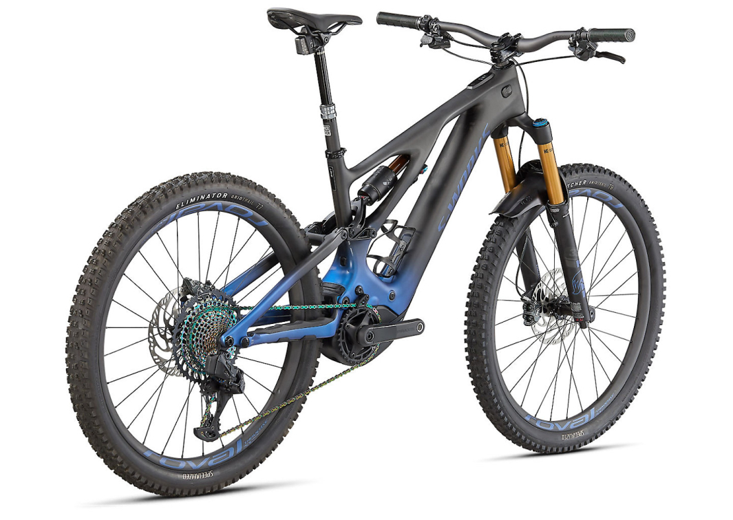 TURBO LEVO - лучшее из возможного! Specialized S-Works Turbo Levo 29/27 2022 Blue Ghost Gravity Fade / Black / Light Silver Артикул 95221-0702, 95221-0704, 95221-0703, 95221-0705, 95221-0706