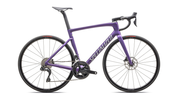 Specialized Tarmac SL7 Comp 105Di2 2025 Gloss Purple Tint Over Silver Dust / Silver Dust