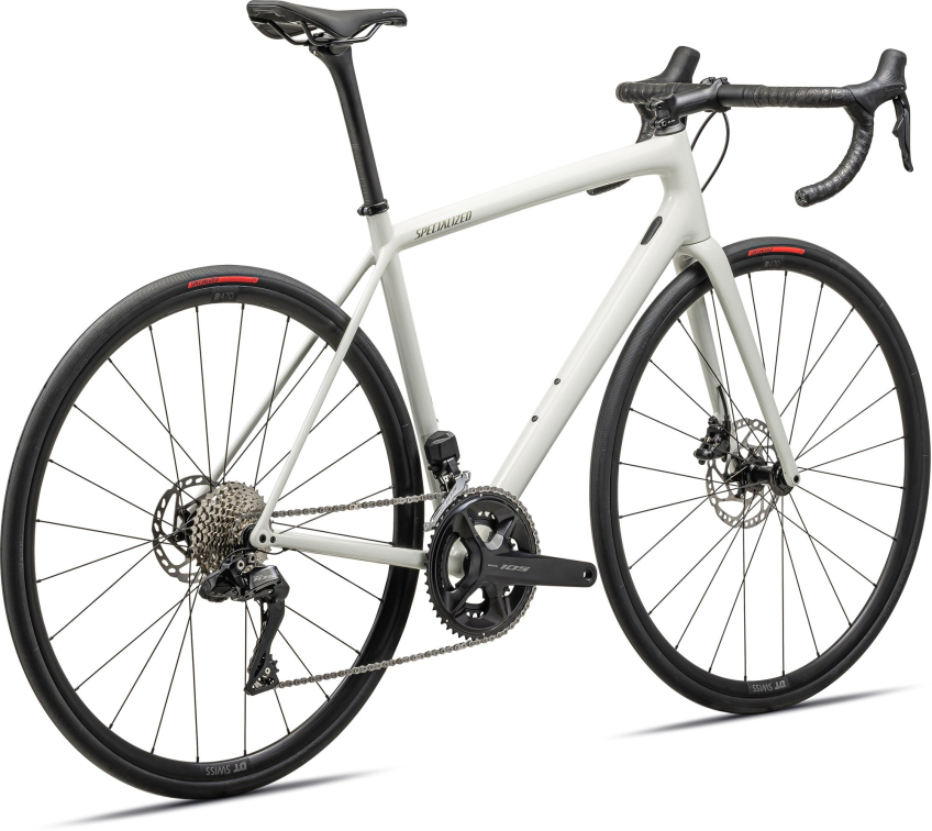 Шоссейные велосипеды Specialized Aethos Comp 2024 Gloss Dune White Metallic Spruce Артикул 97224-5154, 97224-5158, 97224-5161, 97224-5156, 97224-5152, 97224-5149