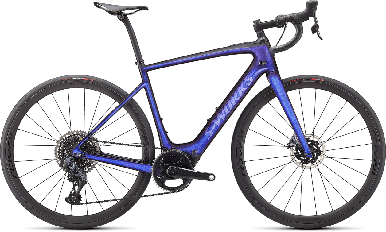 TURBO CREO - теперь 200 км реально! Specialized S-Works Turbo Creo SL Carbon 2022 DSTBLU/DSTBLU/CARB Артикул 98121-0003, 98121-0005, 98121-0004