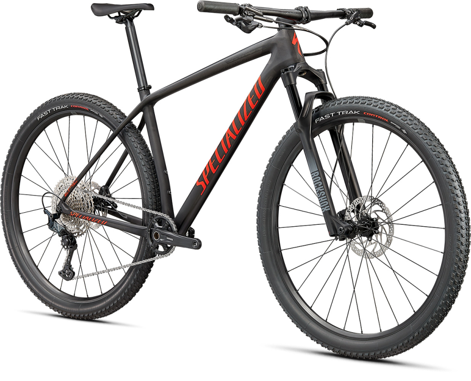 Купить Specialized Epic Hardtail 2021 Satin Carbon/Rocket Red Артикул 91321-7105