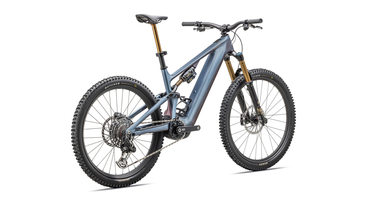 TURBO LEVO - лучшее из возможного! Specialized S-Works Turbo Levo 4 2026 Gloss Glacial Metallic / Red Pearl / Black Pearl Артикул 95226-1206, 95226-1203, 95226-1202, 95226-1204, 95226-1205