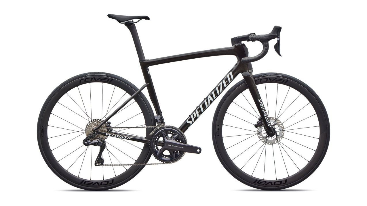 Шоссейные велосипеды Specialized Tarmac SL8 Expert - Shimano Ultegra Di2 2026 Gloss Obsidian Metallic / 25% Cqv Reflex Su Артикул 94926-3058, 94926-3052, 94926-3061, 94926-3044, 94926-3056, 94926-3054, 94926-3049