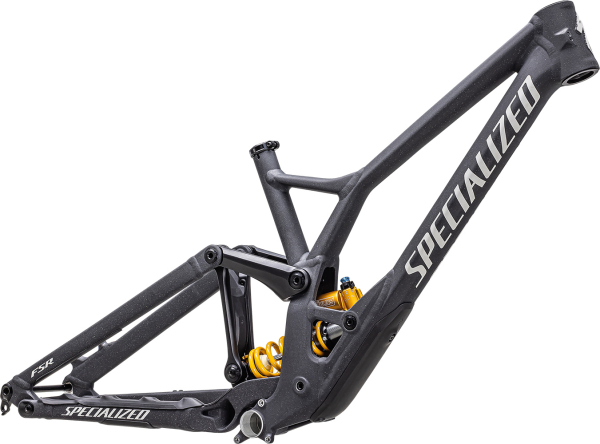 рама specialized demo race 2023 satin smoke / obsidian / taupe over black / dune white