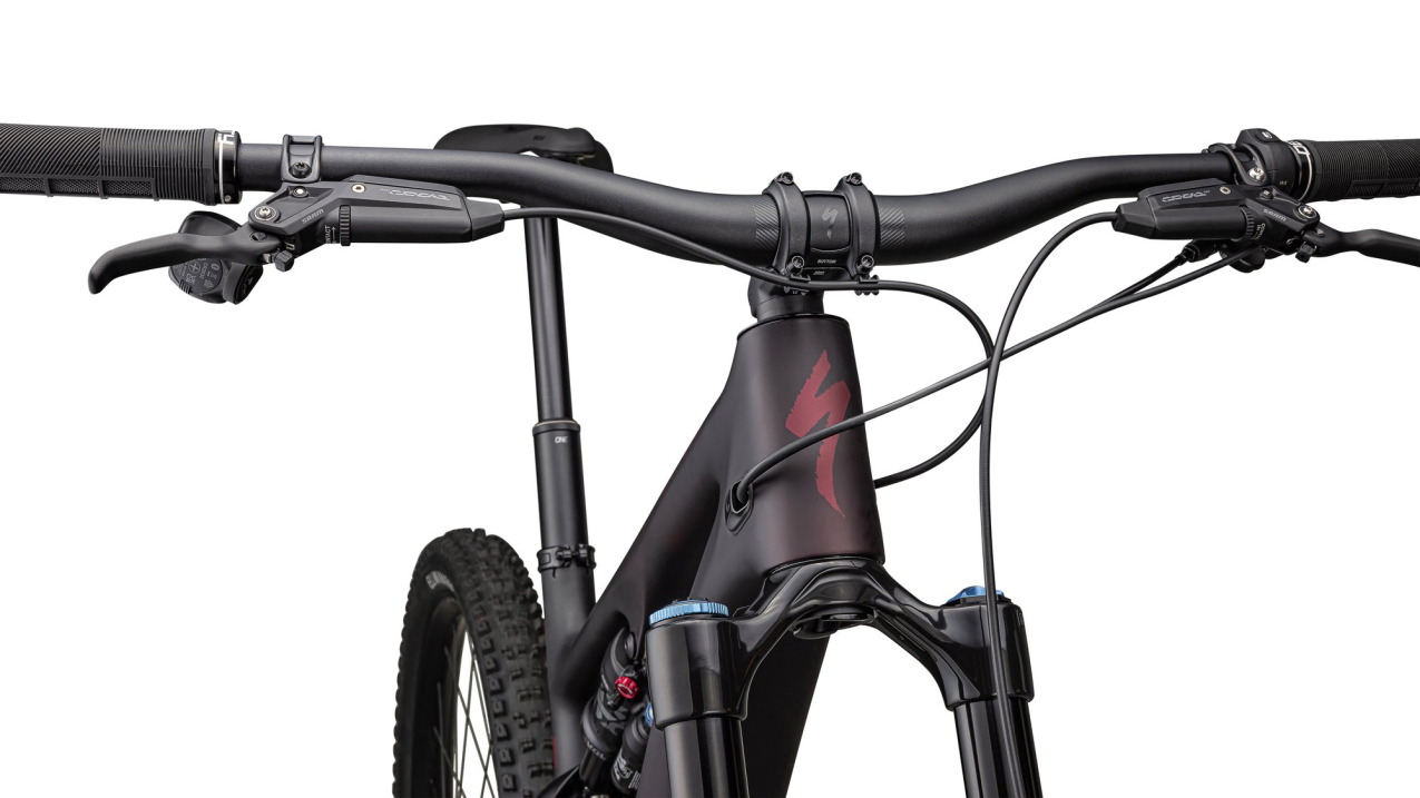 TURBO LEVO - лучшее из возможного! Specialized Levo SL Expert Carbon 2023 Satin Red Tint Over Carbon / Maroon / Silver Dust Артикул 96822-3106, 96822-3102, 96822-3105, 96822-3101, 96822-3103, 96822-3104