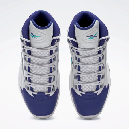 Кроссовки Кроссовки Reebok Question Mid cold grey 1/bold purple/classic teal Артикул GW88539.5, GW88538, GW885310, GW885311, GW885311.5, GW88539, GW88538.5, GW885310.5, GW885312