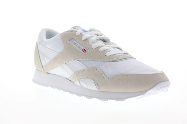 Кроссовки Кроссовки Reebok Classic Nylon white/white/light grey Артикул FV15936, FV15935, FV159313, FV15939.5, FV159310, FV15937, FV15939, FV159311.5, FV159312.5, FV159314, FV159310.5, FV159311, FV15938.5, FV15937.5, FV159312, FV15938