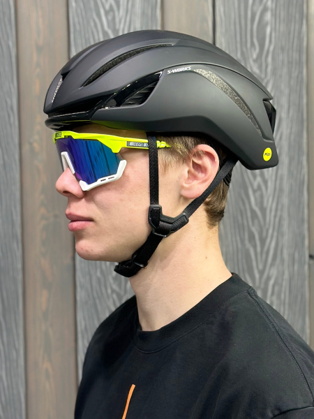 Очки Очки спортивные Scicon AeroShade XL оправа Yellow Fluo линза SCNPP Multimirror Blue + Clear Артикул 