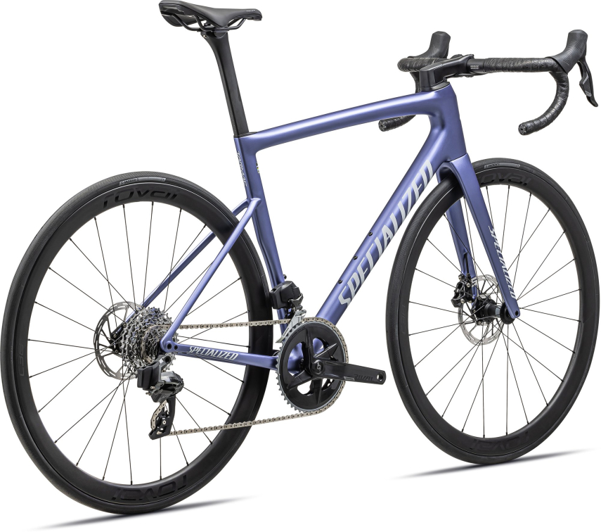 Шоссейные велосипеды Specialized Tarmac SL8 Expert 2024 Satin Powder Indigo Tint Over Silver Dust / White Артикул 94924-3254, 94924-3261, 94924-3244, 94924-3252, 94924-3258, 94924-3249, 94924-3256