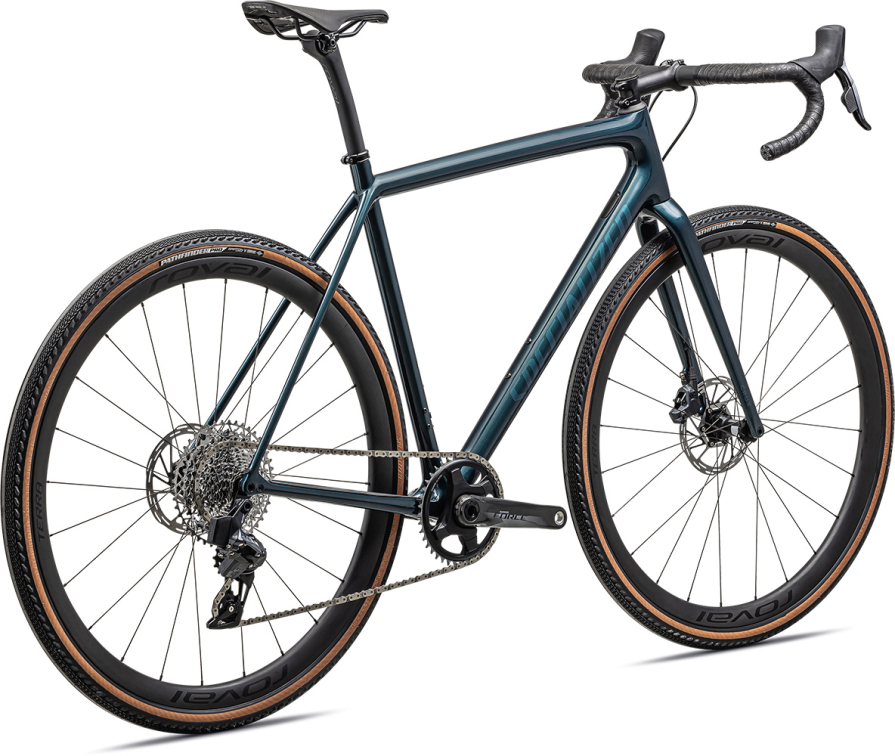 Циклокроссовые, внедорожные велосипеды Specialized Crux Pro 2023 Gloss Metallic Deep Lake/Green Pearl Артикул 91423-1052, 91423-104, 91423-1056, 91423-1054, 91423-1058, 91423-1049, 91423-1061