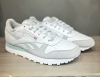 Кроссовки Кроссовки женские Reebok Classic Leather ftwr white/seaside grey/cold grey 1 Артикул GW38018.5, GW38015.5, GW38018, GW38017, GW38016.5, GW38019.5, GW380110, GW38016, GW38019, GW380111, GW38017.5, GW380110.5
