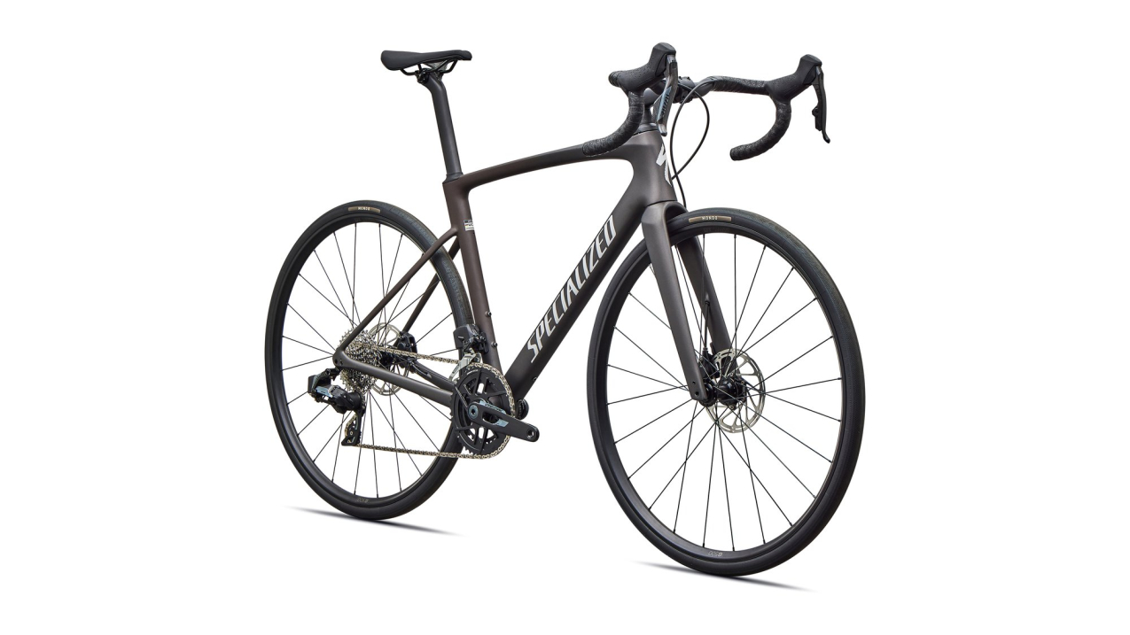 Шоссейные велосипеды Specialized Roubaix SL8 Comp SRAM Rival AXS 2027 Satin Warm Smoke Metallic / Dolomite Metalliс Артикул 94427-5252, 94427-5249, 94427-5244, 94427-5254, 94427-5256, 94427-5258, 94427-5261, 94427-5264