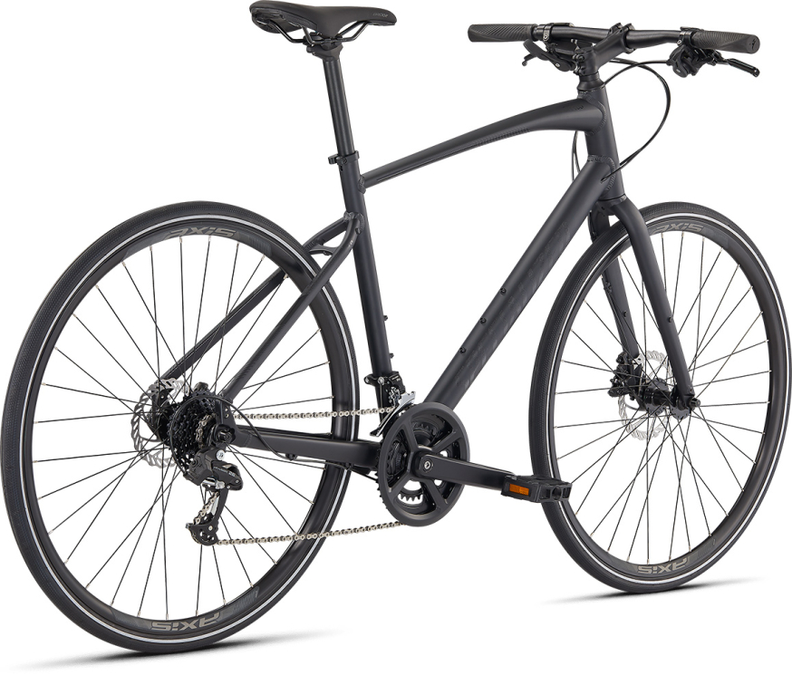 Городские велосипеды Specialized Sirrus 2.0 2022 Satin Gloss Black / Gloss Black / Satin Black Reflective Артикул 90922-8502, 90922-8504, 90922-8503, 90922-8500, 90922-8501, 90922-8505
