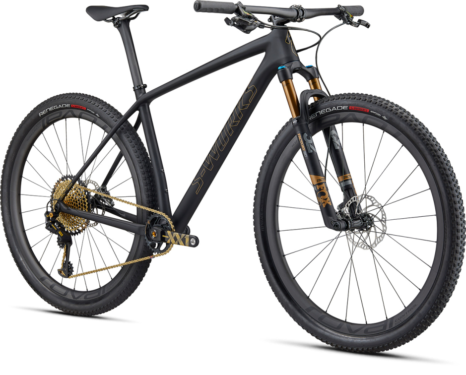 S-WORKS горные велосипеды Specialized S-Works Epic Hardtail Carbon Ultralight 29 2020 черный-золотой Артикул 91320-0304, 91320-0305, 91320-0303, 91320-0302