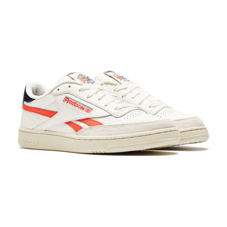 Кроссовки Кроссовки Reebok Club C Revenge chalk/semi orange flare/core black Артикул GX170210.5, GX17027, GX17026.5, GX17028.5, GX17028, GX170211.5, GX17026, GX17029.5, GX170210, GX17027.5, GX17029, GX170212, GX170211
