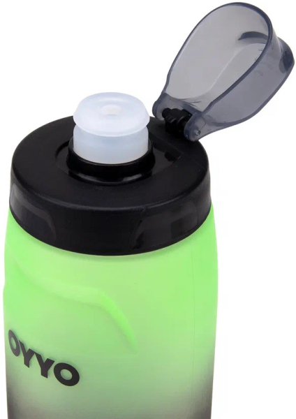 Фляги и держатели Фляга OYYO BT035 620мл черный/зеленый Артикул 