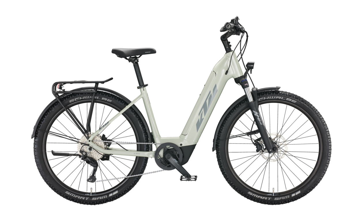 Электровелосипеды с двигателем Bosch, Yamaha, Shimano KTM Macina Aera 571 LFC 2024 Серый Артикул 023346506/1230089506, 023346516/1230089516