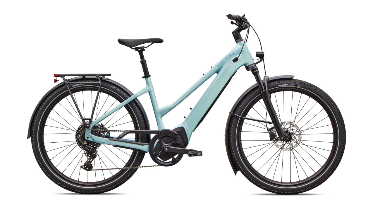 TURBO VADO - свой в городе! Specialized Turbo Vado 4.0 Step-Through 2026 Gloss Seafoam / 25% Lapis Pearl / Glacial Metallic Артикул 95026-7303, 95026-7304, 95026-7305, 95026-7302