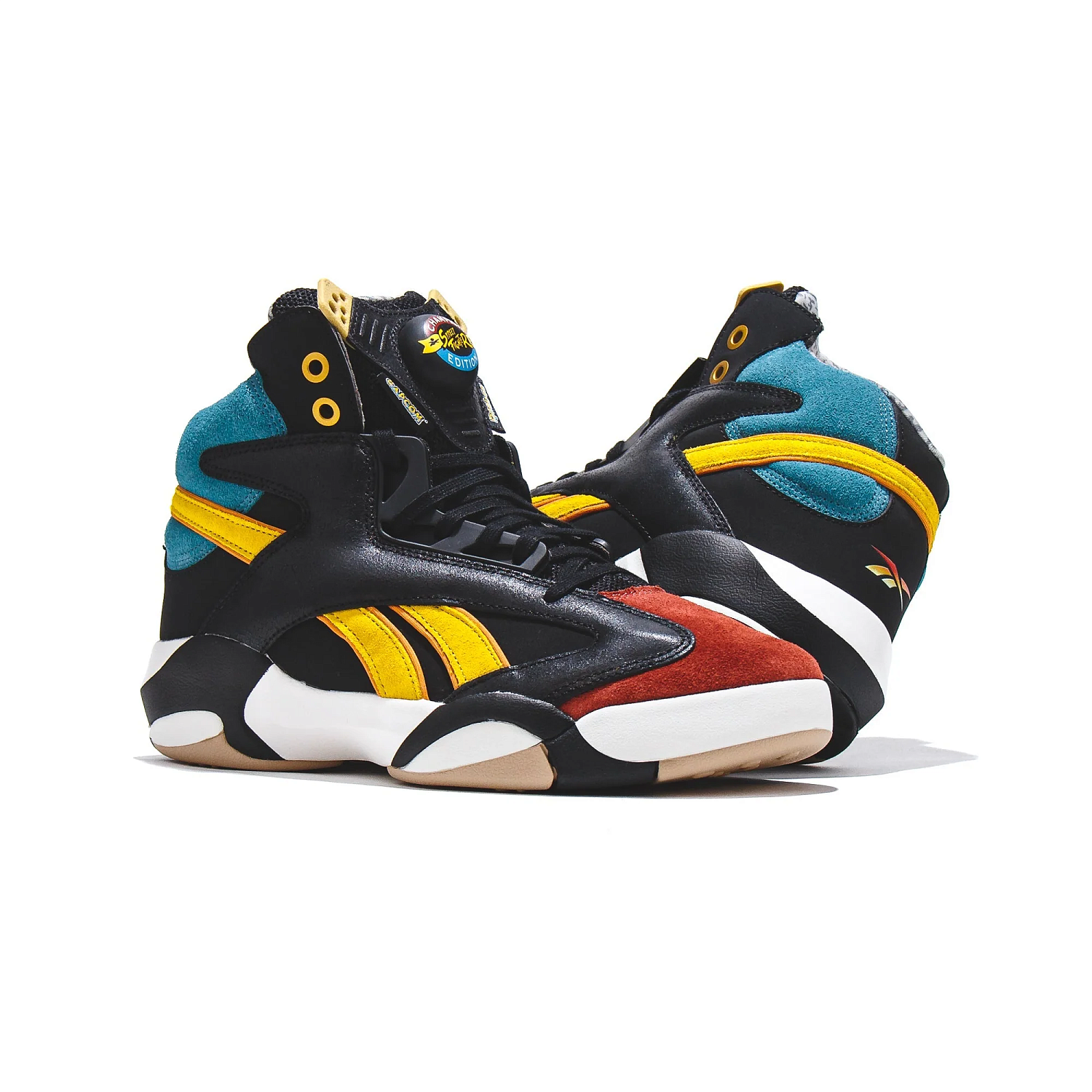 Кроссовки Reebok SHAQ ATTAQ core black/dark sable/luxe blue