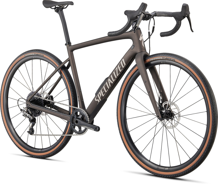 Гравийные велосипеды, комфорт плюс Specialized Diverge Comp Carbon 2022 Satin Gunmetal/White/Chrome/Clean Артикул 95422-5056, 95422-5061, 95422-5049, 95422-5052, 95422-5054, 95422-5058