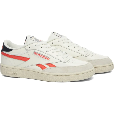 Кроссовки Кроссовки Reebok Club C Revenge chalk/semi orange flare/core black Артикул GX170210.5, GX17027, GX17026.5, GX17028.5, GX17028, GX170211.5, GX17026, GX17029.5, GX170210, GX17027.5, GX17029, GX170212, GX170211