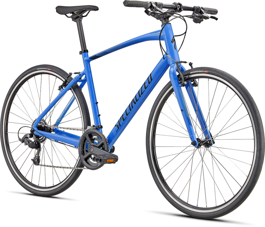 Городские велосипеды Specialized Sirrus 1.0 2022 Gloss Sky Blue / Cast Blue / Satin Black Reflictive Артикул 90922-9105, 90922-9101, 90922-9100, 90922-9102, 90922-9103, 90922-9104