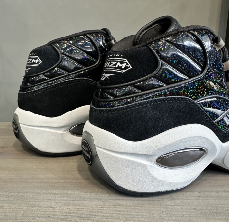 Кроссовки Кроссовки Reebok Question Mid core black/pure grey 6/silver met. Артикул HQ41359, HQ413510