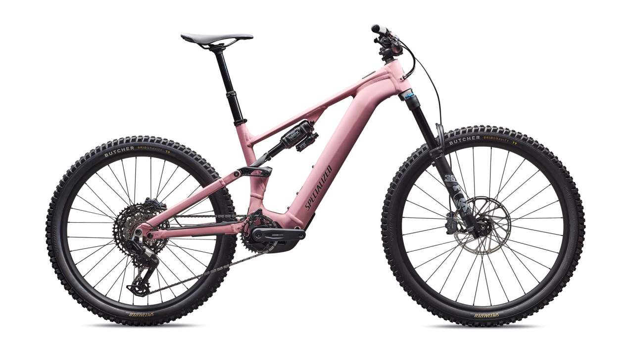 TURBO LEVO - лучшее из возможного! Specialized Turbo Levo 4 Comp Alloy SRAM Eagle 90 T-Type 2026 Satin Dusky Pink / Cypress Metallic Артикул 95226-5403, 95226-5401, 95226-5404, 95226-5402, 95226-5406, 95226-5405
