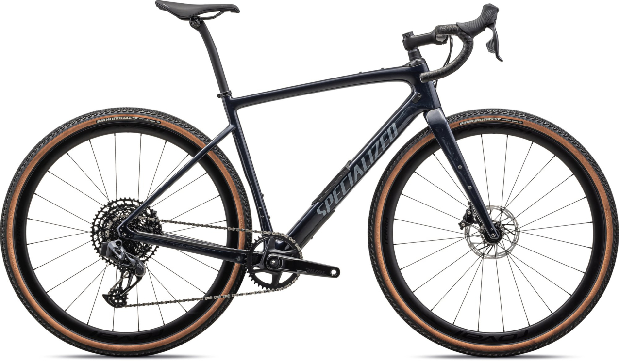 Гравийные велосипеды, комфорт плюс Specialized Diverge Expert Carbon 2024 Gloss Dark Navy Granite Over Carbon / Pearl Артикул 95423-3164, 95423-3149, 95423-3152, 95423-3154, 95423-3156, 95423-3158, 95423-3161