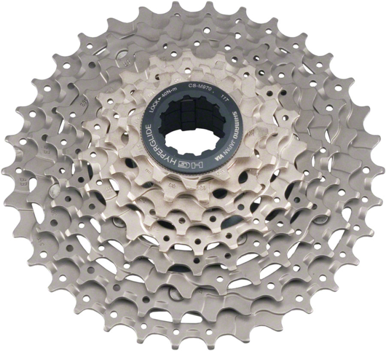 Кассеты Кассета Shimano XTR M970 9 скоростей Артикул ICSM9709134, ICSM9709132,  ICSM9709234
