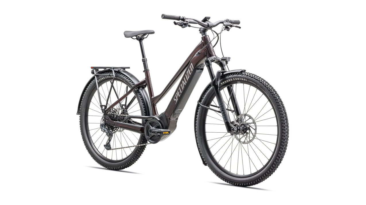 TURBO TERO - Способность колесить где угодно! Specialized Turbo Tero 5.0 EQ Step-Through 2025 Gloss Red Onyx / Satin Smoke Артикул 95125-3704, 95125-3703, 95125-3702, 95125-3705